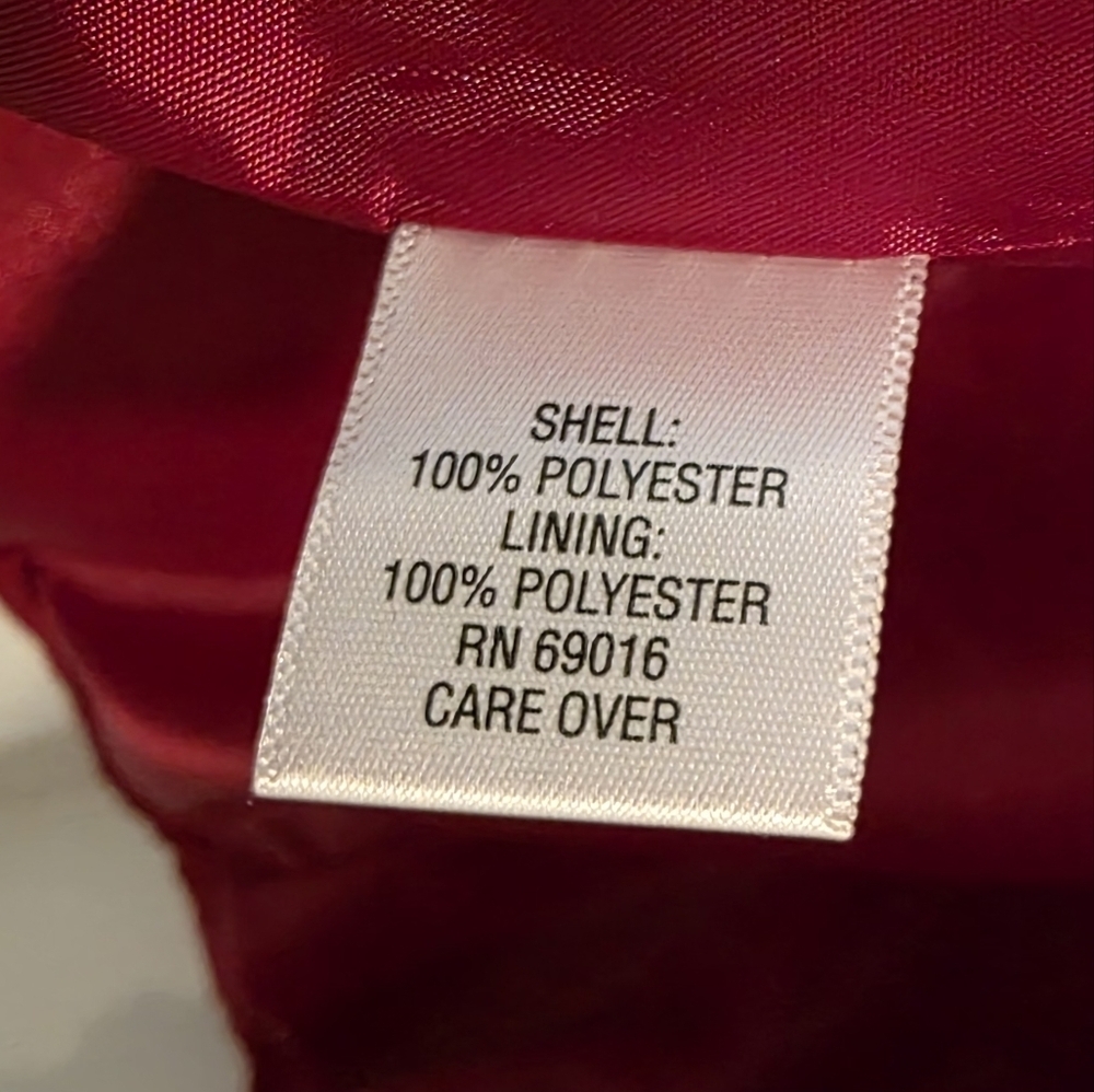 Studio Works Women's Vibrant Red Bomber Jacket - Picture 5 of 9